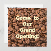 神のネクタルコーヒー! 招待状 (正面/裏面)