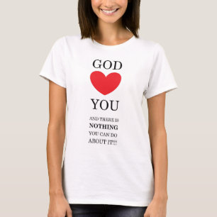 神のハートお前の女のTシャツ Tシャツ