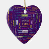 神のハートのオーナメントの名前 セラミックオーナメント (右)