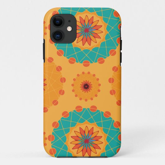 神のハートの花柄 Case-Mate iPhoneケース (裏面)