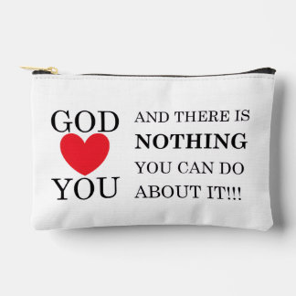 神のハート アクセサリーポーチ