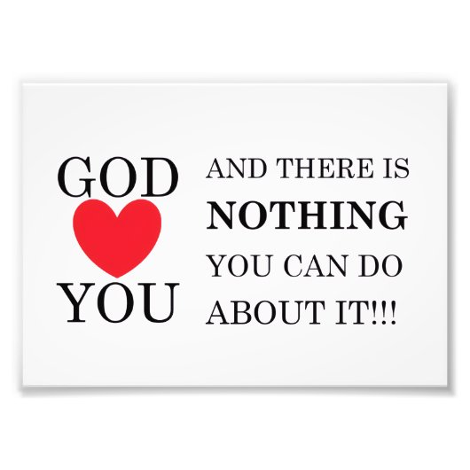 神のハート フォトプリント            (正面)