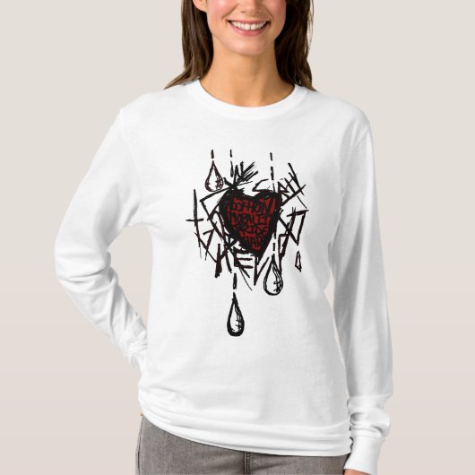 神のハート Tシャツ (正面)