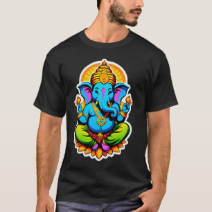 神のバイブランス – 主ガネシャ Tシャツ