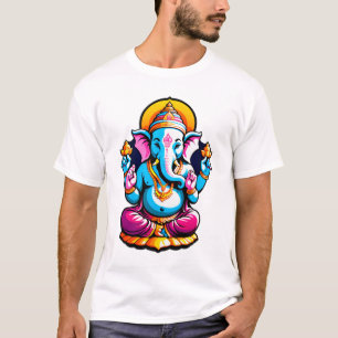 神のバイブランス – 主ガネシャ Tシャツ