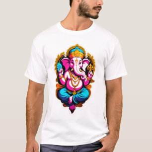 神のバイブランス – 主ガネシャ Tシャツ
