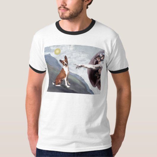 神のバセンジー Tシャツ (正面)