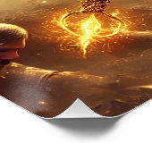 神のバトルヒーラーポスター – 強さ慈悲 ポスター (コーナー)