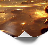 神のバトルヒーラーポスター – 強さ慈悲 ポスター (コーナー)