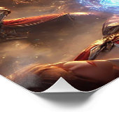 神のバトルヒーラーポスター – 強さ慈悲 ポスター (コーナー)