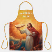 神のピザの喜び エプロン (正面)