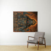 神のフェミニンカリ女神 タペストリー (インサイチュ(横))