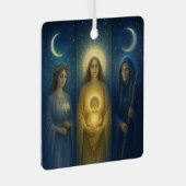 神のフェミニン試練 メタルオーナメント (正面右)