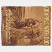 神のフリースブランケットによって取り組んで下さい フリースブランケット (正面(横))