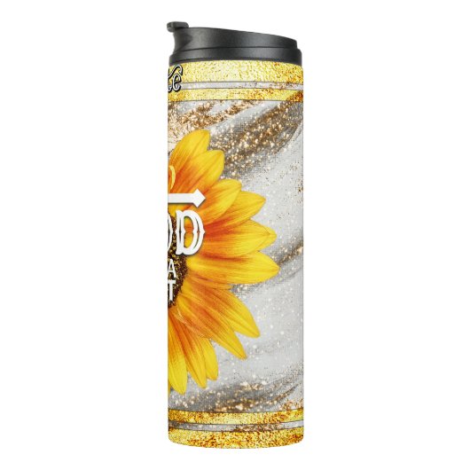 神のプラン素晴らしひまわり信仰 タンブラー (回転右)