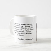 神のマグとの1月Matejkoコペルニクスの会話 コーヒーマグカップ (正面左)