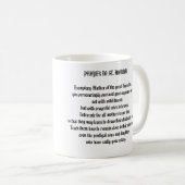 神のマグに会う子供のための母の祈りの言葉 コーヒーマグカップ (正面右)