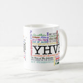 神のマグの名前 コーヒーマグカップ (正面右)