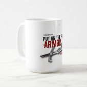 神のマグの装甲 コーヒーマグカップ (正面左)