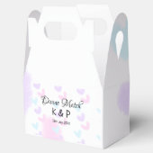 神のマッチを追加 カップル名 レター ハートパターン フェイバーボックス (オープン)