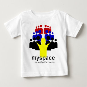 神のミースペース ベビーTシャツ
