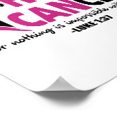 神のルックでは不可能なことで癌を癒す ポスター (角)