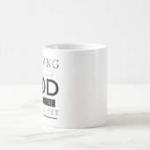 神のロードはまだクリスチャンと一緒に行わおもしろいない コーヒーマグカップ (中央)