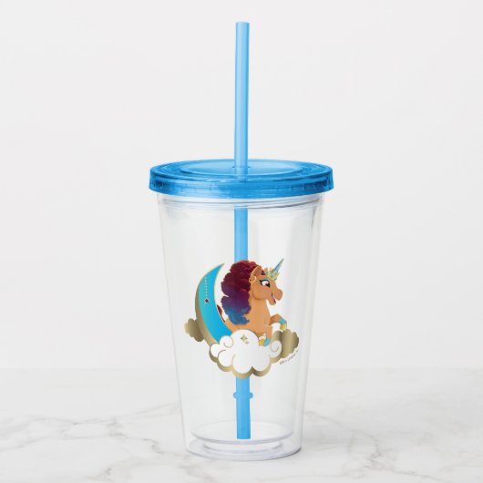 神の一角 | 月と雲 アクリルタンブラー (正面)