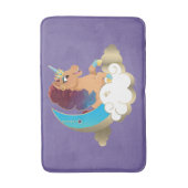 神の一角 | 月と雲 バスマット (正面縦)