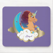 神の一角 | 月と雲 マウスパッド (正面)