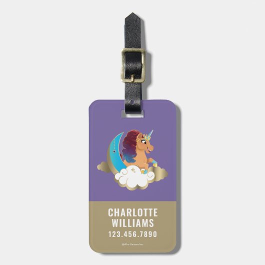 神の一角 | 月と雲 ラゲッジタグ (正面縦)