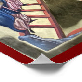 神の上のアイコンのラダー ポスター (角)