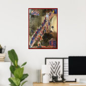 神の上のアイコンのラダー ポスター (ホームオフィス)