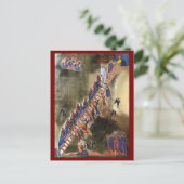 神の上のアイコンのラダー ポストカード (スタンド正面)