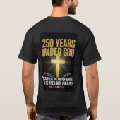 神の下での250年 Tシャツ (裏面)