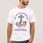 神の下にある一つの国 Tシャツ (正面)