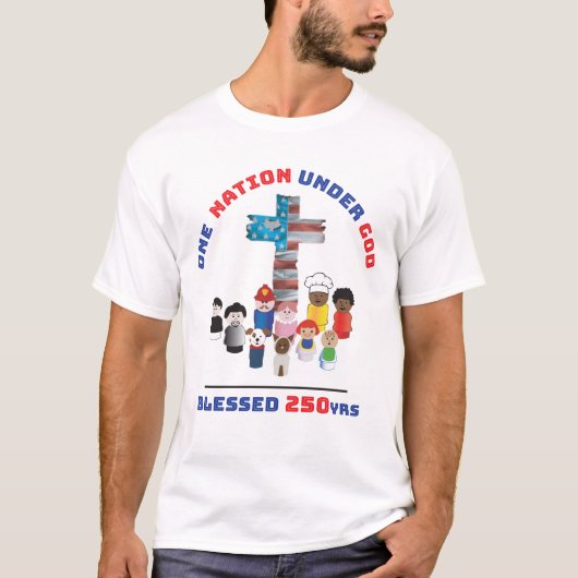 神の下にある一つの国 Tシャツ (正面)