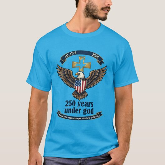 神の下に250年 Tシャツ (正面)