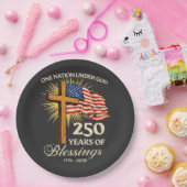 神の下のひとつの国 250年の祝福 ペーパープレート (パーティー)