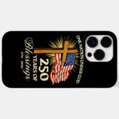 神の下のひとつの国 250年の祝福 Case-Mate iPhoneケース (裏面 (横))