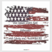 神の下の一つの国 シール (シート)