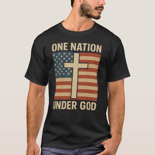 神の下の一つの国 Tシャツ (正面)