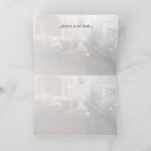 神の中で休む – カード、哀悼、あいさつ カード (内部)