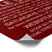 神の中で我々は信じる，十字架，キリスト教の聖書のクラス ポスター (角)