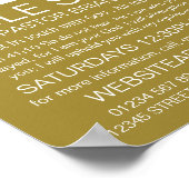 神の中で我々は信じる，十字架，キリスト教の聖書のクラス ポスター (角)