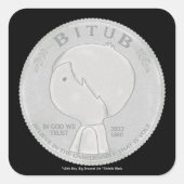 神の中で我々は信頼する スクエアシール (正面)