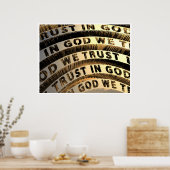 神の中で我々は信頼する ポスター (キッチン)