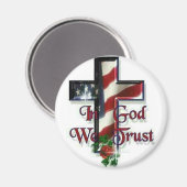 神の中で我々は信頼する マグネット (正面/裏面)