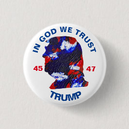 神の中で我々は信頼する 缶バッジ