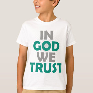 神の中で我々は信頼する Tシャツ